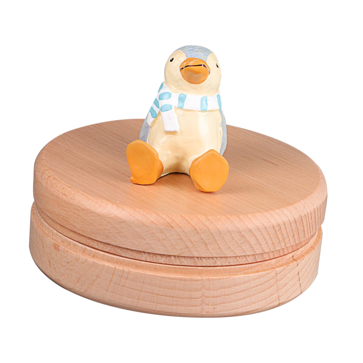 PartyKindom 1juego Organizador De Dientes De Leche Infantil De Diseño De Pingüino Caja Para Preservar Dientes Deciduos Recuerdos Infantiles Almacenamiento Seguro y Duradero