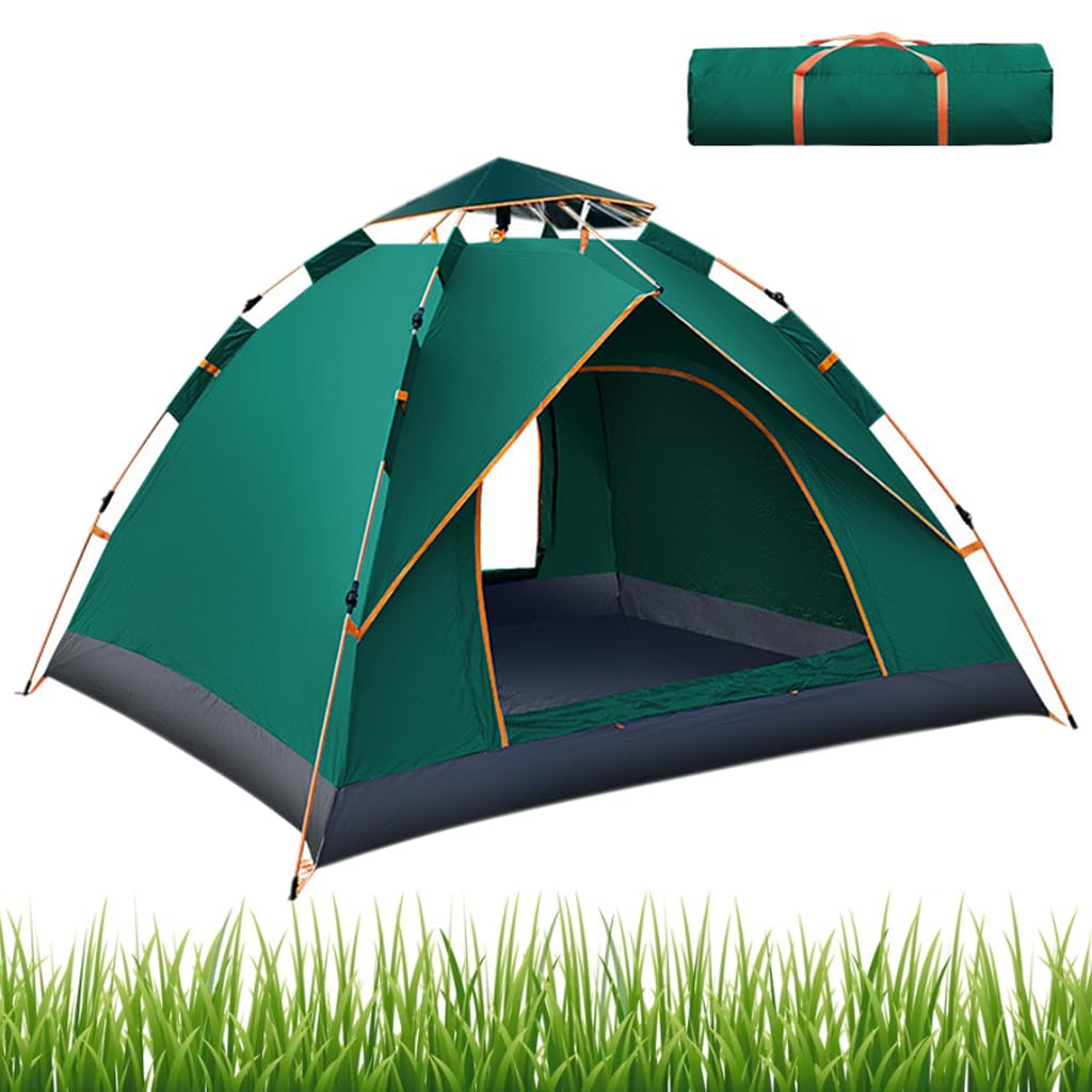 Proberos® 4 Person Camping Tent, Quick Pop-up Camping Tant with Glass Fiber Tent Poles, Superior Air Ventilation, Ideal Tent House for Camping Camping Accessories (B0DDXB37NX) Amazon Price History, Amazon Price Tracker