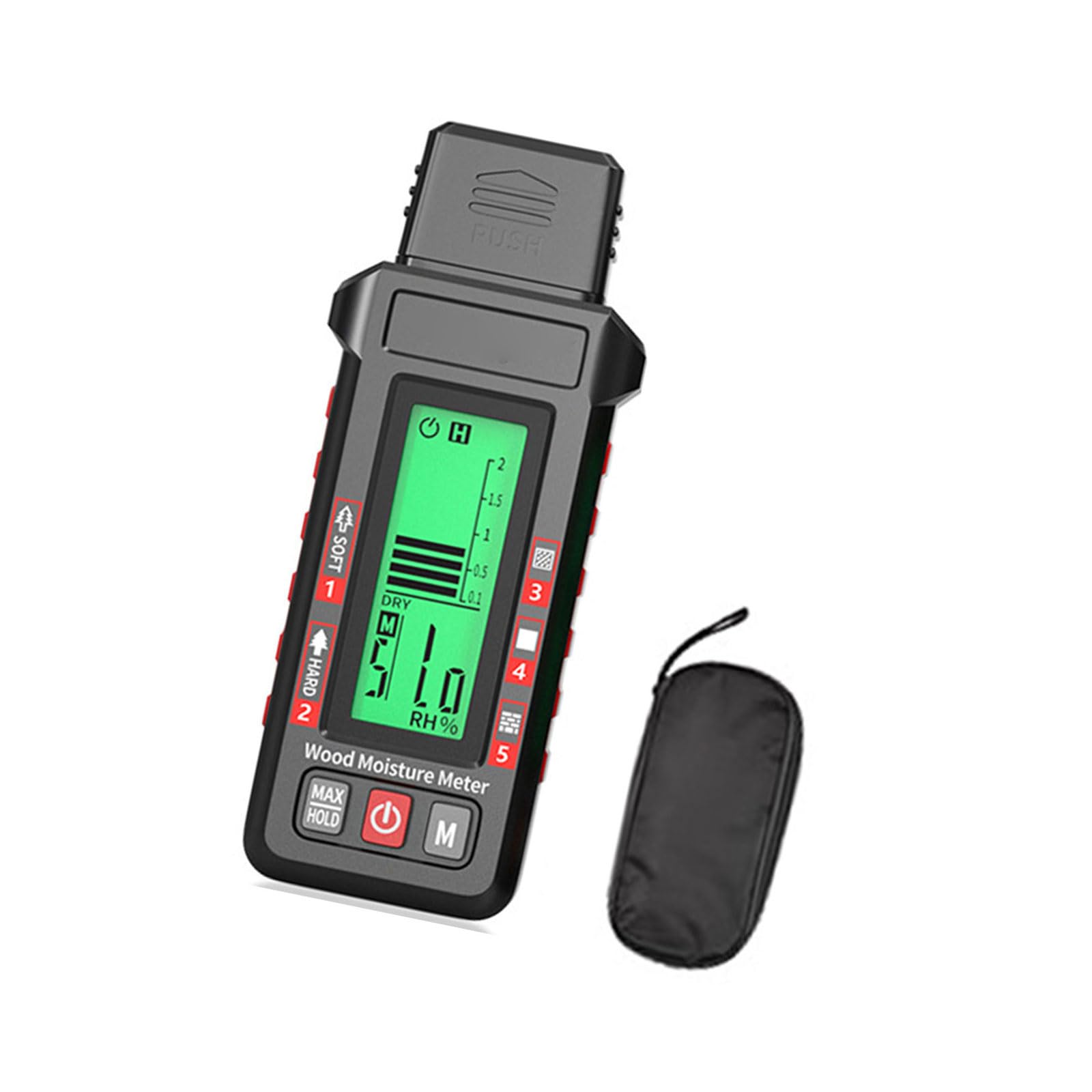 Analyzers for Timbers and Concrete Featuring Lightweight Design and Easy Operate Professional Tester Wood Moistures Meter Wood Water Content Measure