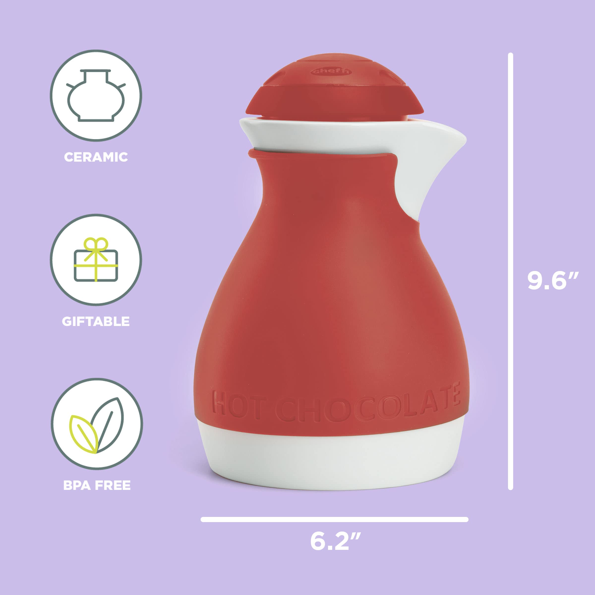 Amazon.com: Chef'n Sweet Spot Frothing Hot Chocolate Pot : Grocery