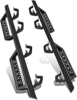 Vista 1 de Estribos de barras Nerf de 2.75 pulgadas, color negro, compatibles con Chevy Silverado/GMC Sierra Crew Cab 07-19 (par)