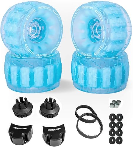 IWONDER Cloud Wheel Discovery 105mm120mm for Evolve Boards Wheels and Pulley Conversion Kit