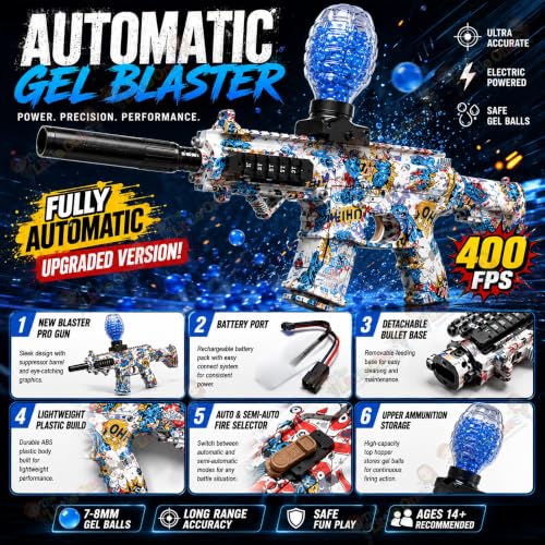 Image of The Little Ones Gel Blaster for Adults Age 15+ Years Above New Upgraded [Upgraded][PRO Ultra]