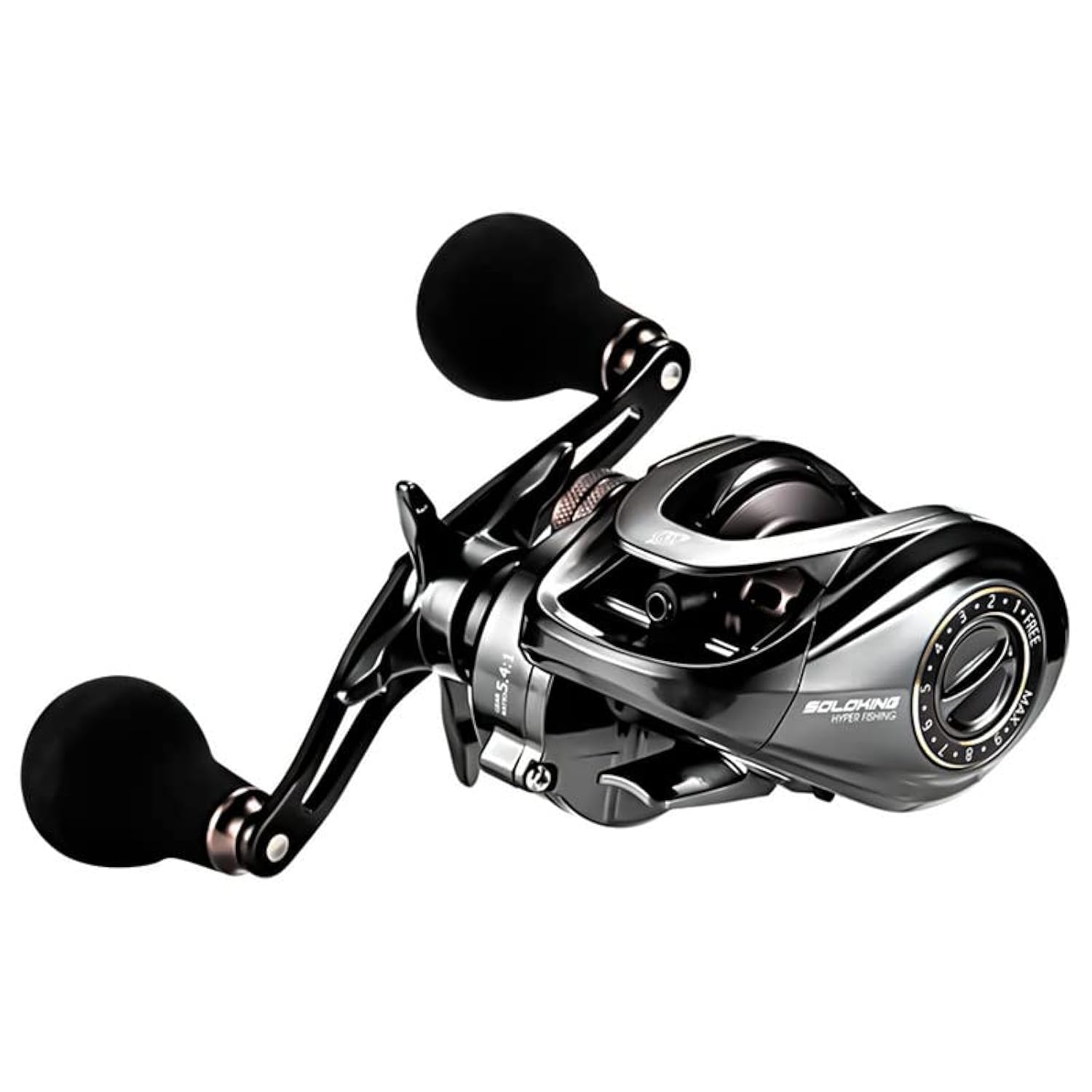DOVIELLO HIAW200 Baitcasting Reels 21LB Drag Power with 11+1 Smooth Bearings, 7.4:1 High-Speed Gear Ratio Fishing Reel with Compact Design β Left Hand
