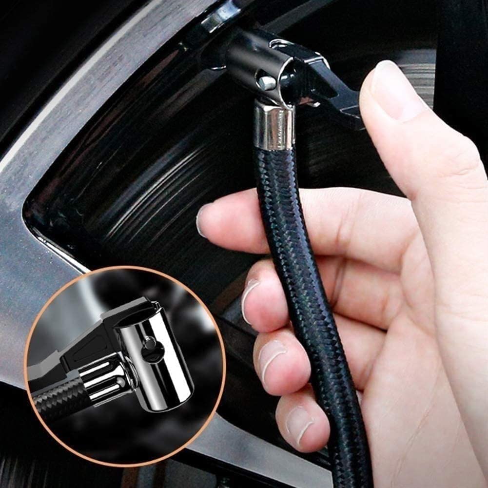 Compresor de Aire portátil para inflar neumáticos, Bomba de Aire de 12 V CC para neumáticos de automóvil con presión Digital, Bomba de neumáticos para automóviles, bicicl