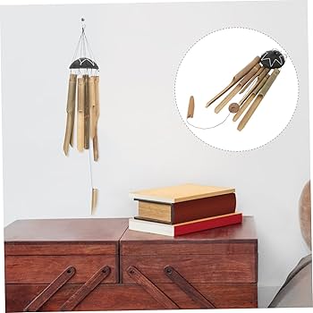 ぽっかぽか　❀金の音風鈴❀ Amazon.co.jp: 3個 竹風鈴 風鈴バンボ 大きな風鈴 雨のチャイム