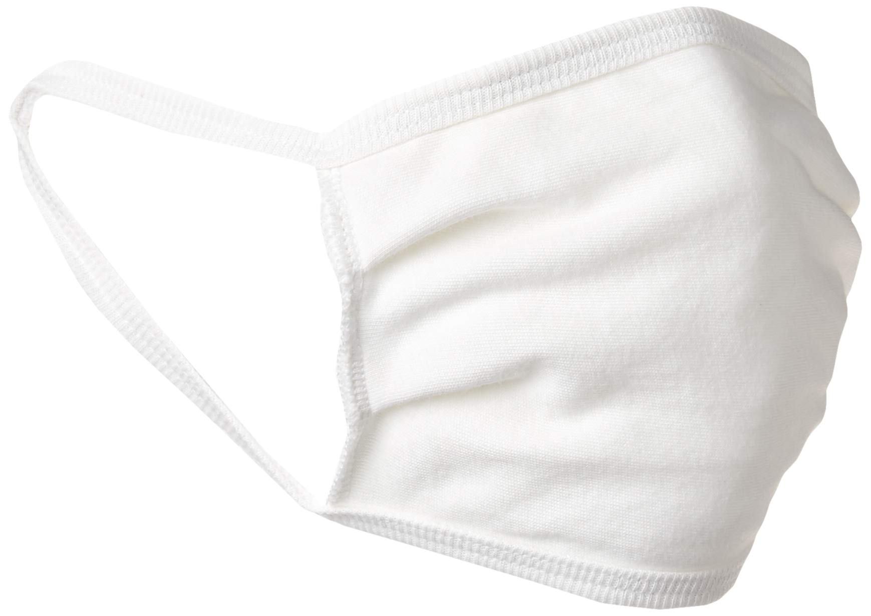 Hanes Face Mask, Pack of 10, White, One Size Fits Most
