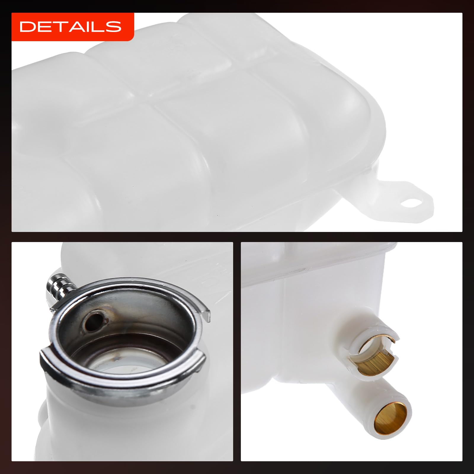 Frankberg Ausgleichsbehälter Kühlmittel Ohne Sensor Ohne Deckel für 124 E-Klasse W124 S124 190 W201 Coupe C124 Kombi T-Model S124 Saloon W124 1982-1996 1245001749