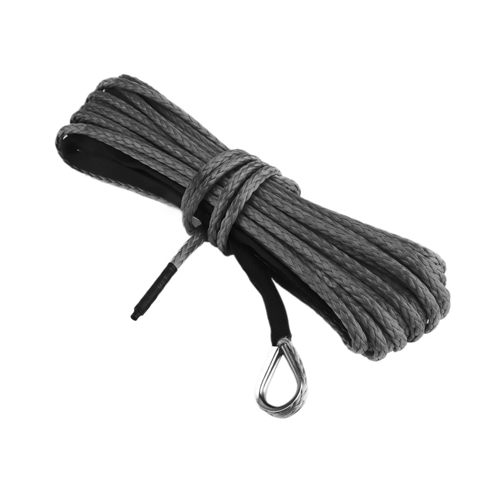 Wciągarka Do Holowania Z Włókna Syntetycznego 5/6/7 Mm 15 M Lina Kablowa Linia Sznurkowa Włókno Syntetyczne 8350 Funtów Solidna I Niezawodna(Gray 6mmx15m)