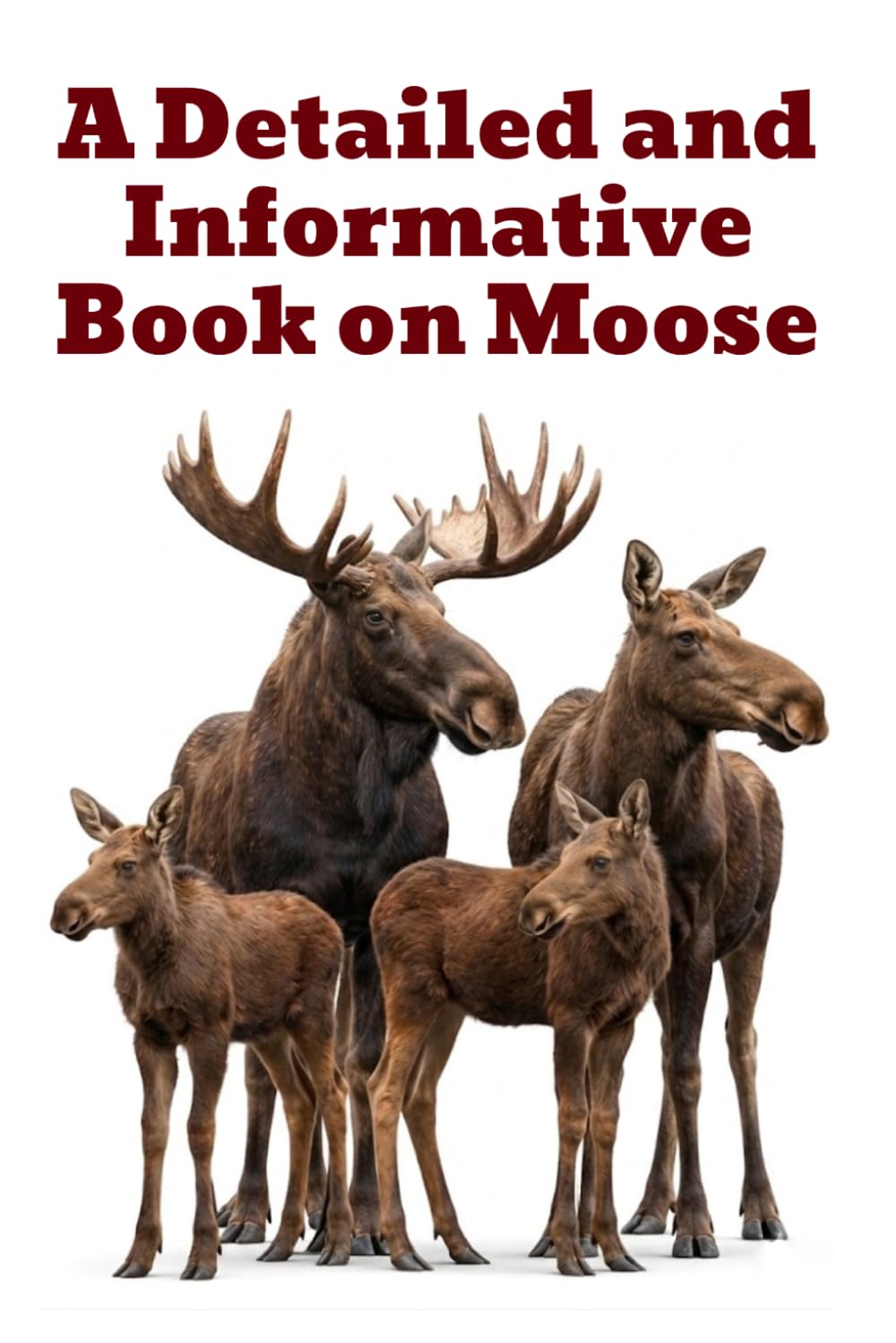 A Detailed and Informative Book on Moose (The Detailed Deer Family Book Series)