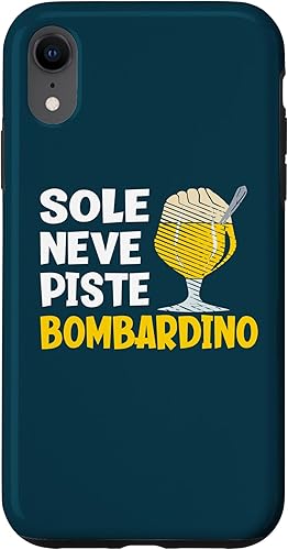 Funda para iPhone XR Sole Neve Piste Bombardino