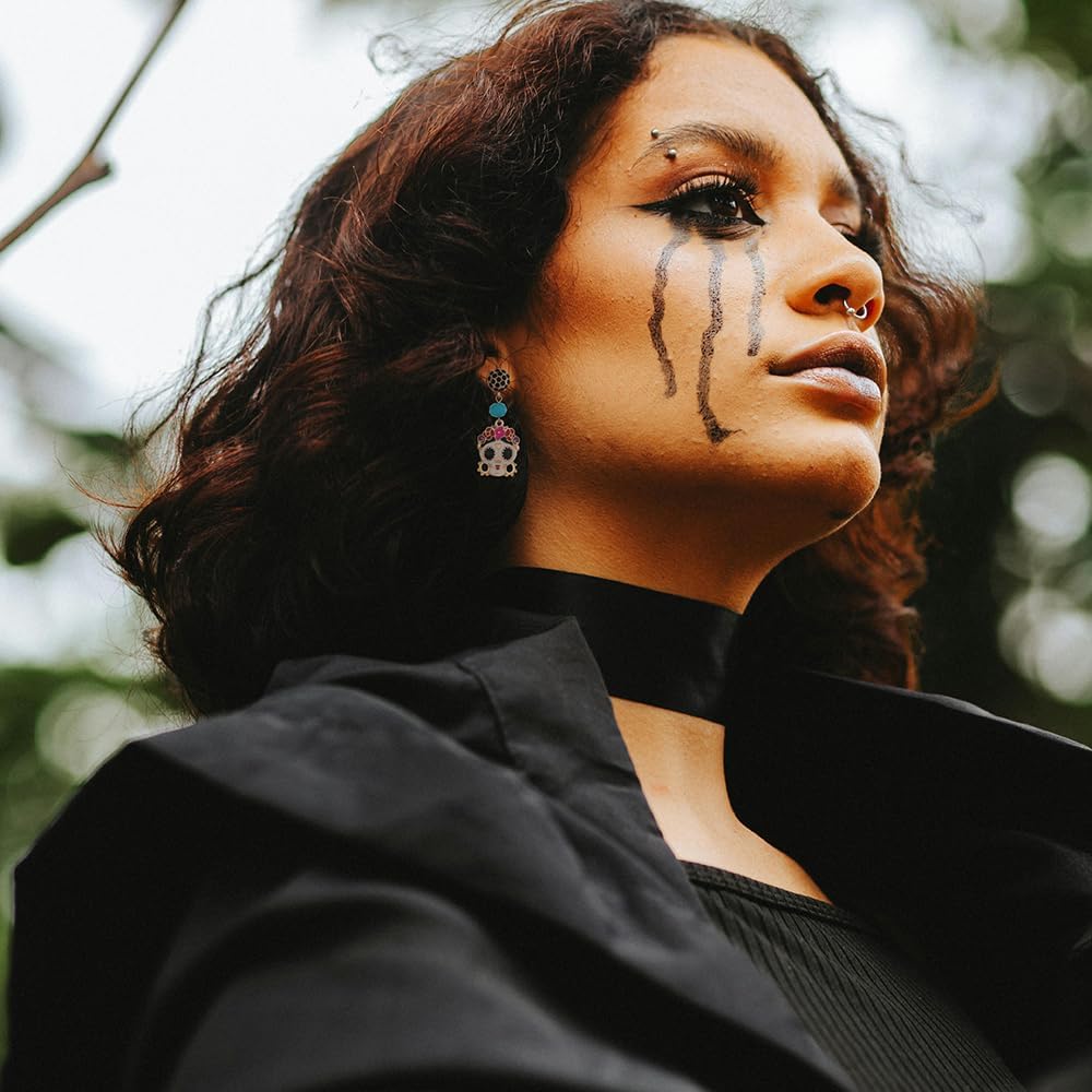 Halloween Earrings for Women | Pumpkin Ghost Skull Skeleton Dangle Earrings | Costume Party Earrings Holiday Jewelry Gifts - Image 4