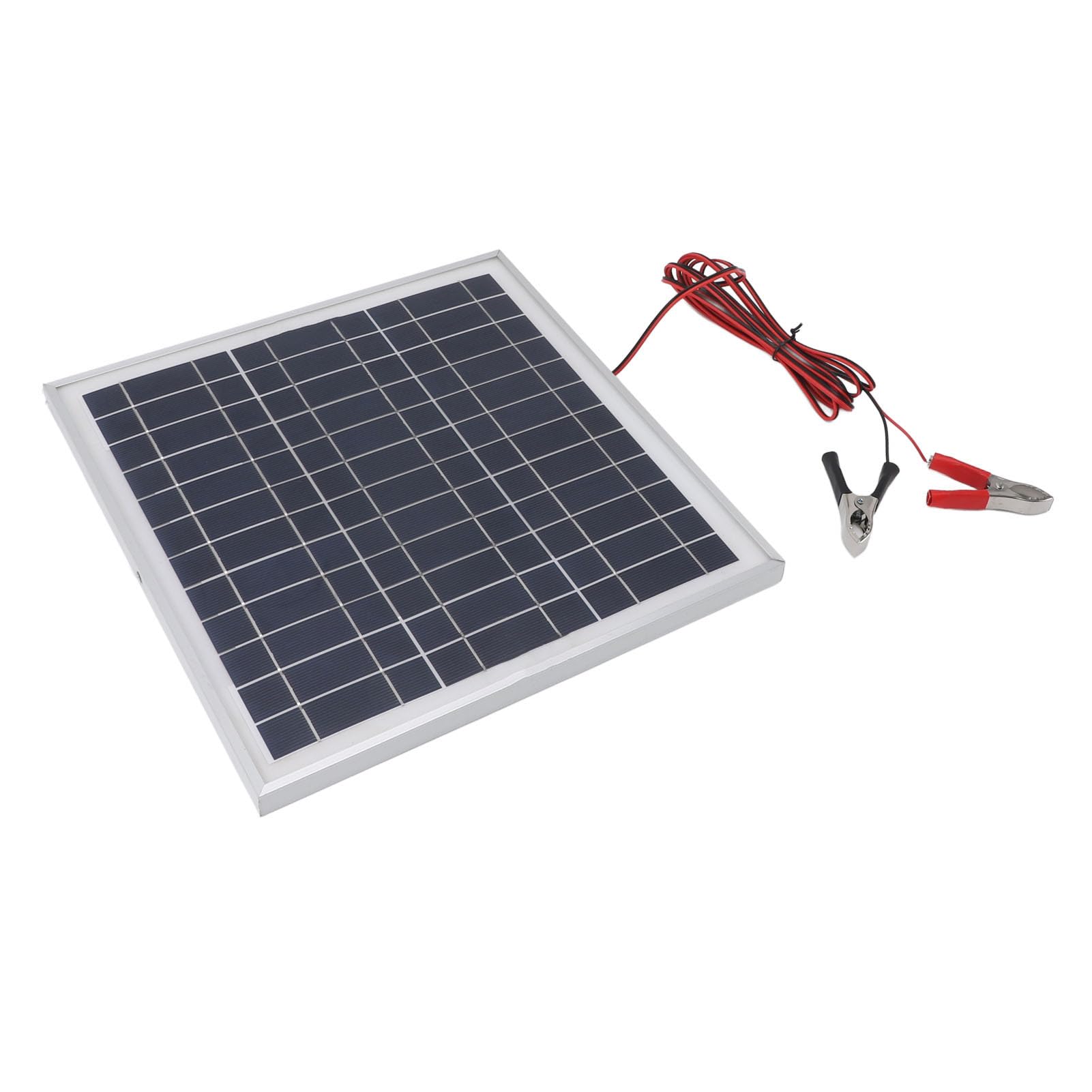 Panneau Solaire Portable 50W Monocristallin Cadre Aluminium Câble 3m Camping Car Randonnée Aventure Outdoor Voyage Energie Fiable