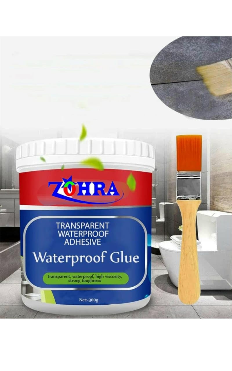 ZOHRA® Crack Seal Glue 300gm without Brush Transparent Waterproof Glue for Roof Leakage Crack Seal Agent Roof Water Leakage Solution Water Proof Glue Transparent Glue Waterproofing for Pipe Wall Tiles (B0D73Q8D3R) Amazon Price History, Amazon Price Tracker