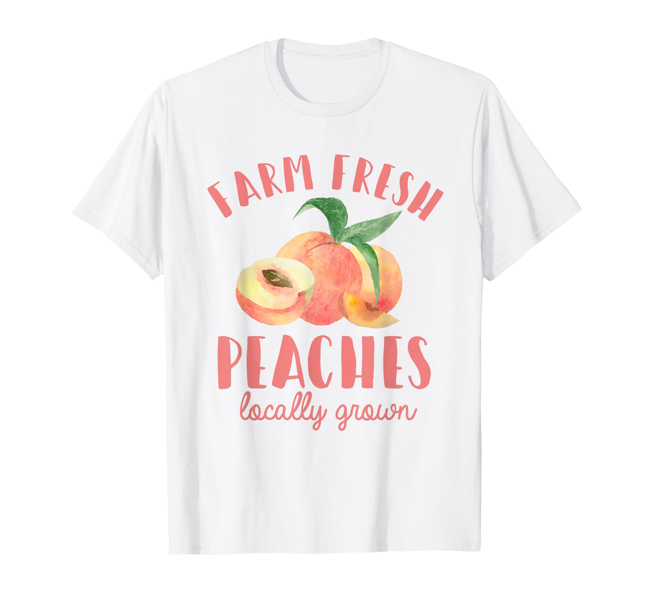 Fruit Picking ShopPeach Picking Farm Fresh Peaches Farmer For Kids Girls Women T-Shirt