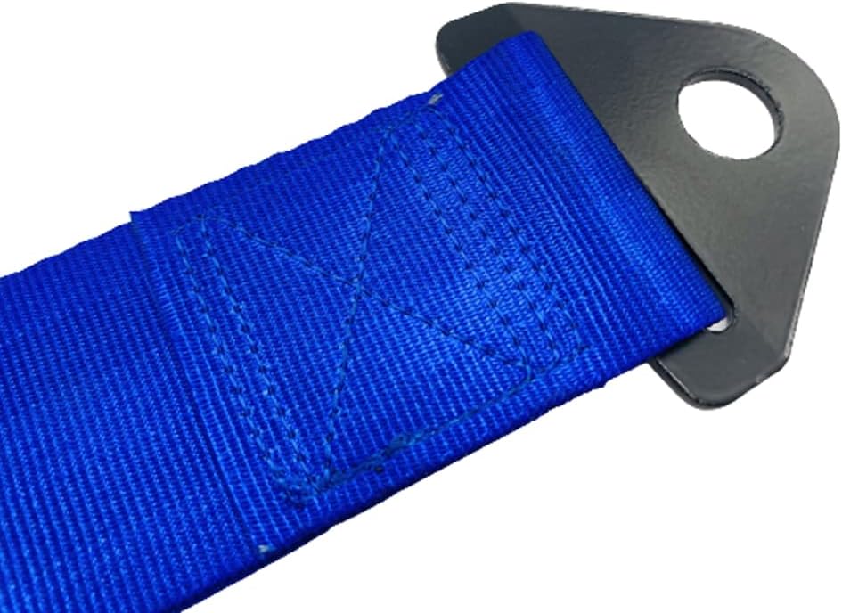 Car Racing JDM Tow Strap, Blue, 2 Pieces