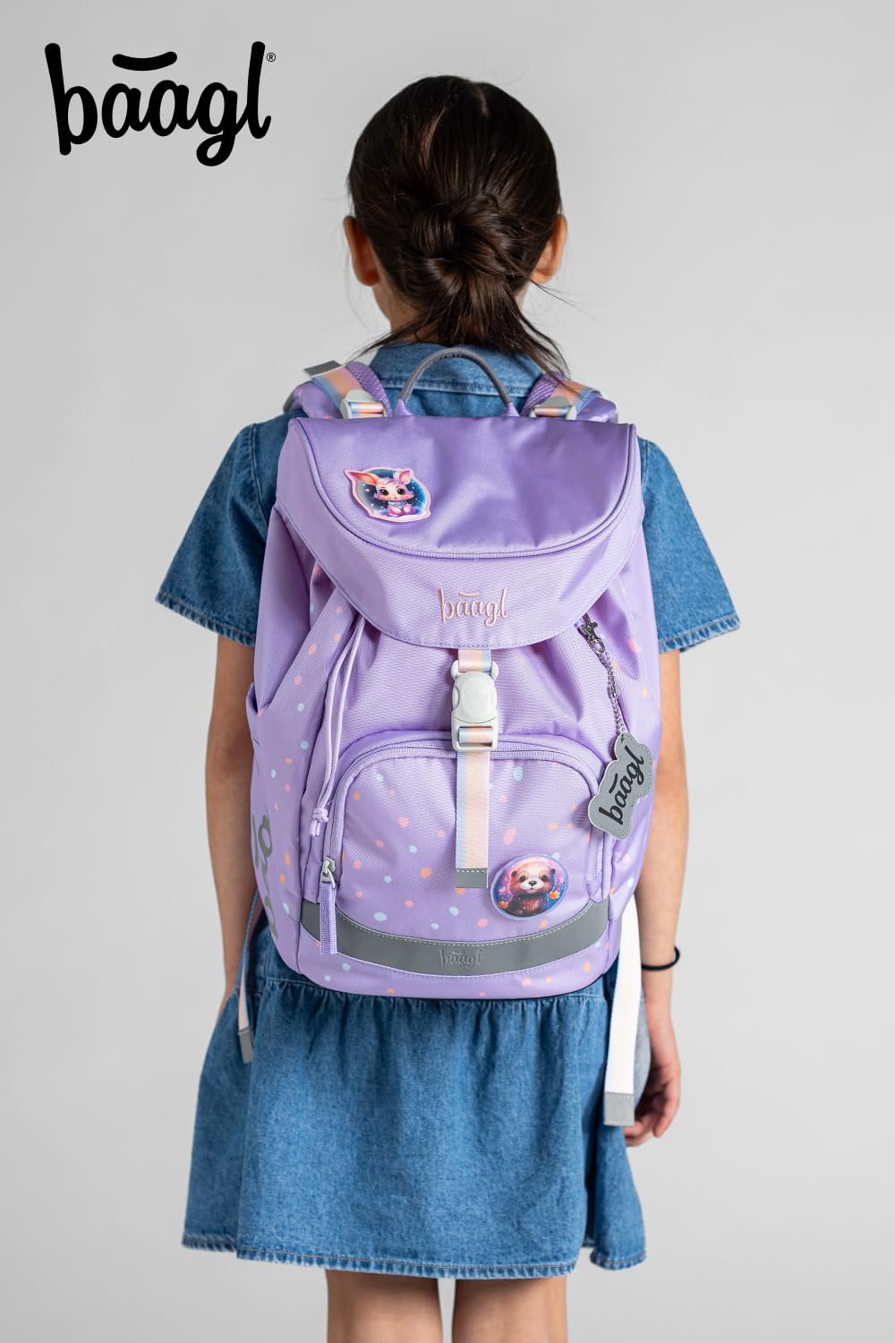 Baagl Zaino scuola per 1 ° classe ragazzi ragazze Airy zaino scuola ultraleggero borsa scuola bambini zaino scuola elementare