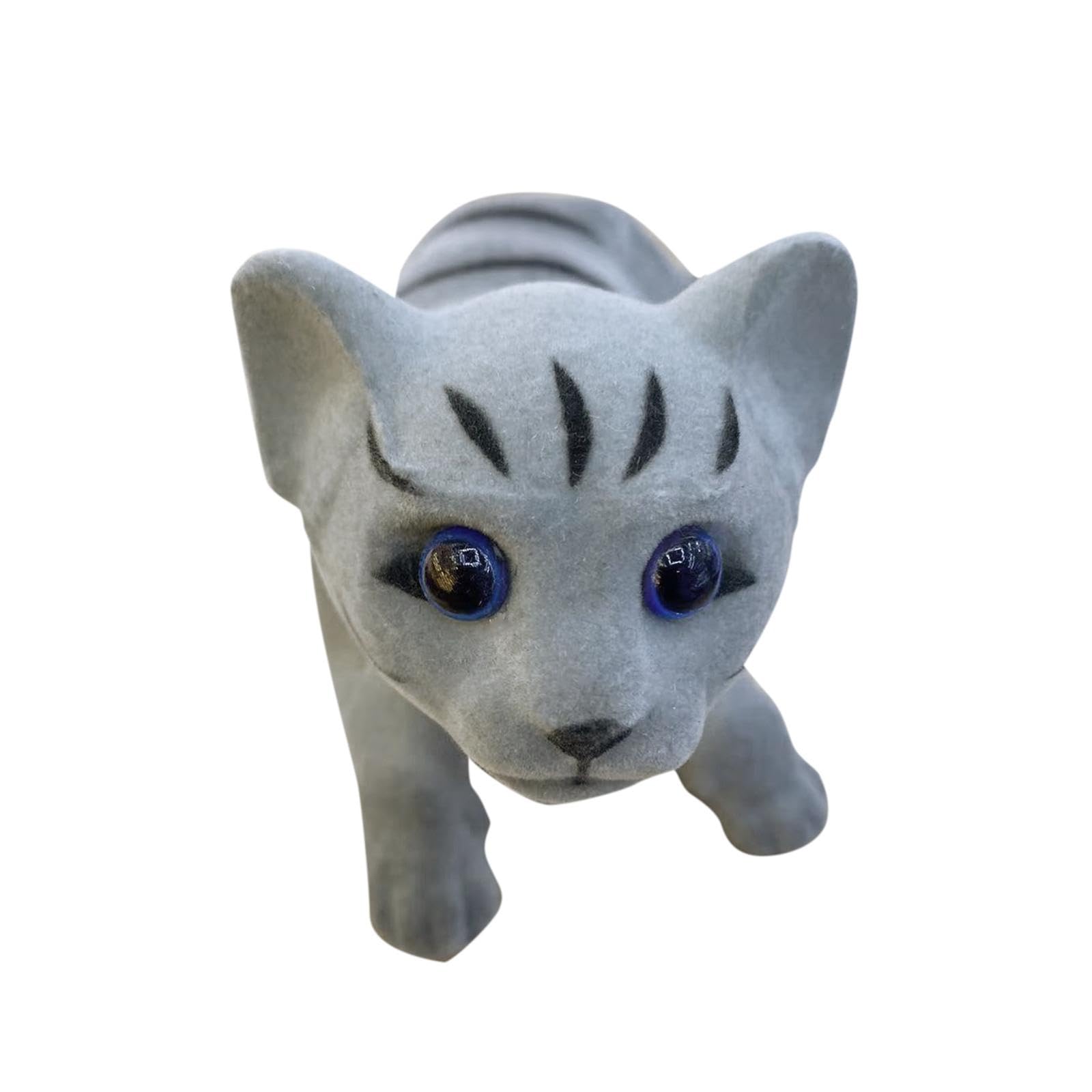 SKKWJEGE Car Dashboard Decoration Nodding Cat Ornament Interior Accessories for Truck Gray, Grey, 15 cm