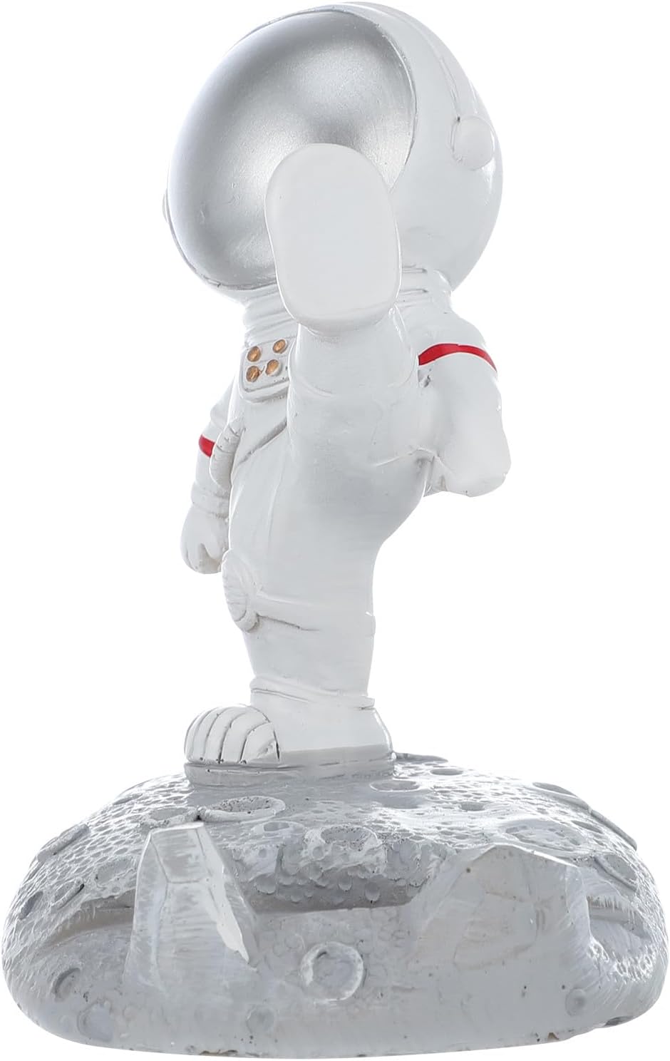 Astronaut Resin Phone Rack Silver Decorative Holder for Home Outdoor Use