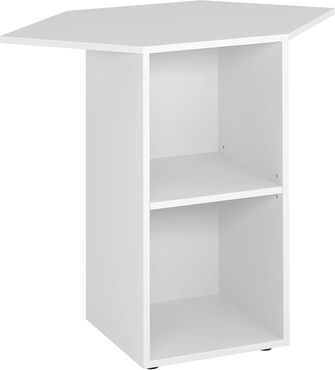 Corner Michelangelo V4, Engineered Wood, White