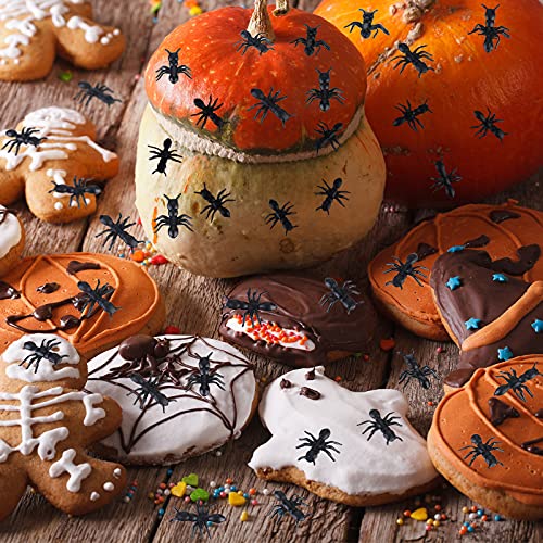 Sumind 400 Pieces Fake Ants Prank Plastic Black Ant Realistic Ant Halloween Joke Toys for Halloween Party Decoration Supplies April Fool's Day Props - Image 6