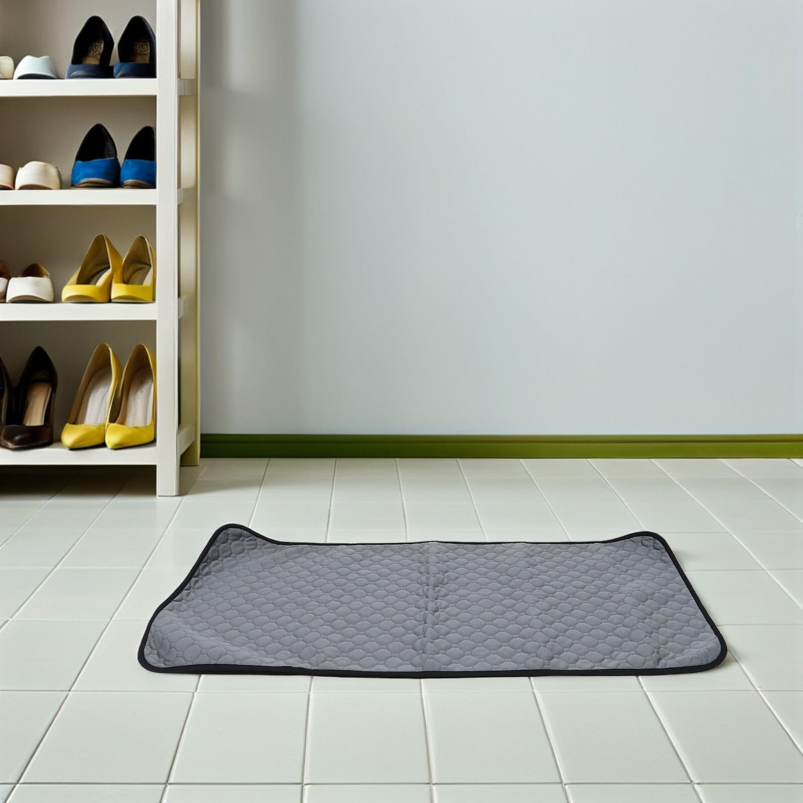 Toyvian Almohadillas Reutilizables para Perros 119x61 Cm, Entrenamiento Higiene, 3 Unidades, Poliéster Absorbente, Uso Año
