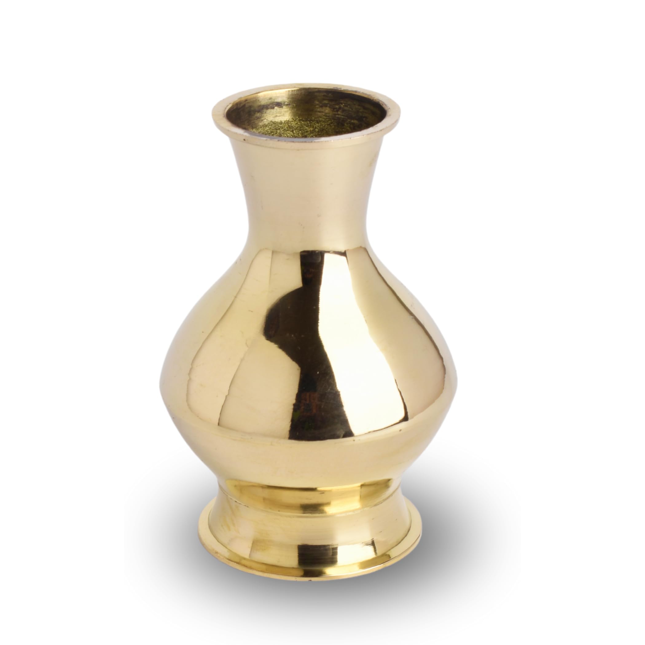 Brass Kalash (Plain and Elegant) - Sacred Hindu Water Pot for Puja, Wedding, Festivals, Daily Worship, Spiritual Rituals, and Home Decor-image-47