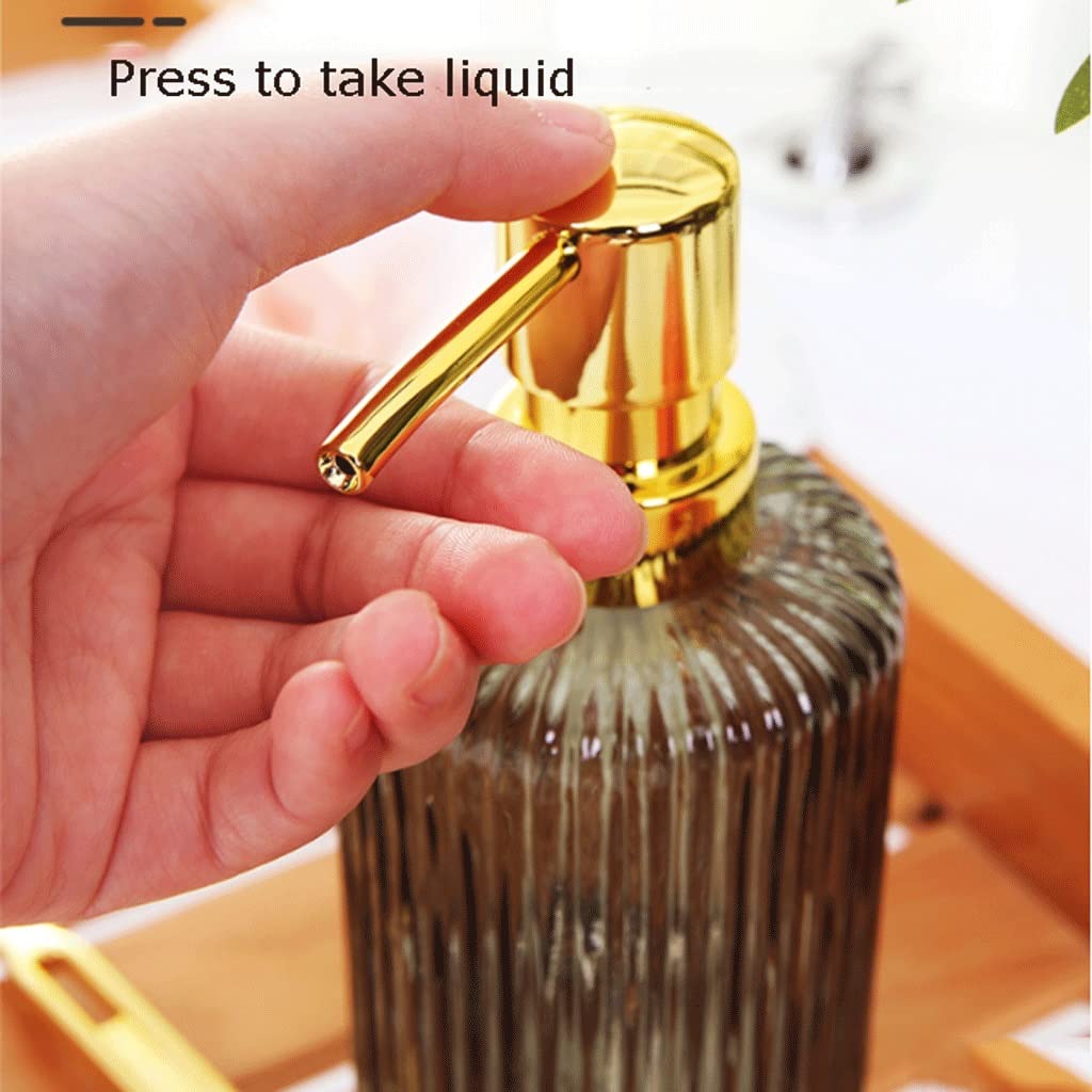 657 / 5,000 翻译结果 Erogatore di sapone 9.5 oz Dispenser di sapone ad alto valore, distributore di sapone di vetro trasparente, distributore di liquido ricaricabile, bottiglia di sapone a mano for bagno