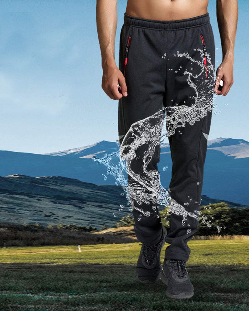 Pantaloni da Ciclismo con Cuscino Imbottito da Uomo Sportivi Antivento Traspirante Confortevole Invernali