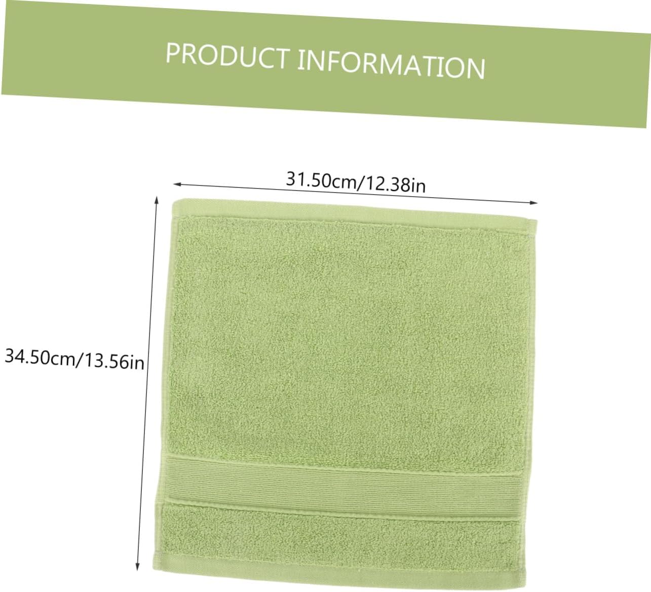 LIOOBO Pure Cotton Towels 5pcs Baby Washcloths Soft Absorbent Reusable Toddler Bibs Face Hand Unisex for Bath Travel
