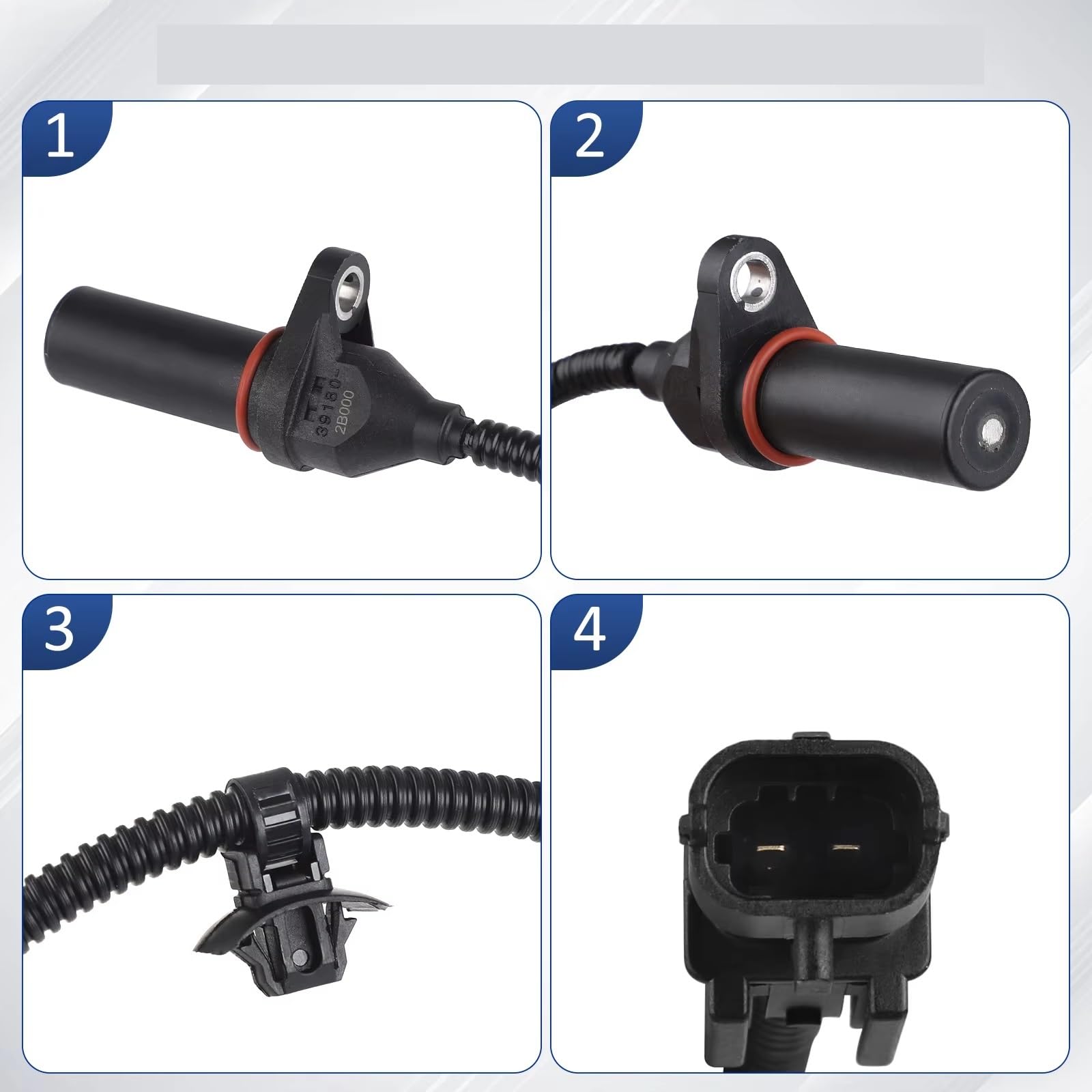 Capteur PMH Compatible Avec Kia Pour Soul 2010-2021 Capteur De Manivelle De Moteur Automobile Capteur De Vitesse De Position De Vilebrequin 391802B000 39180-2B000(1PC)