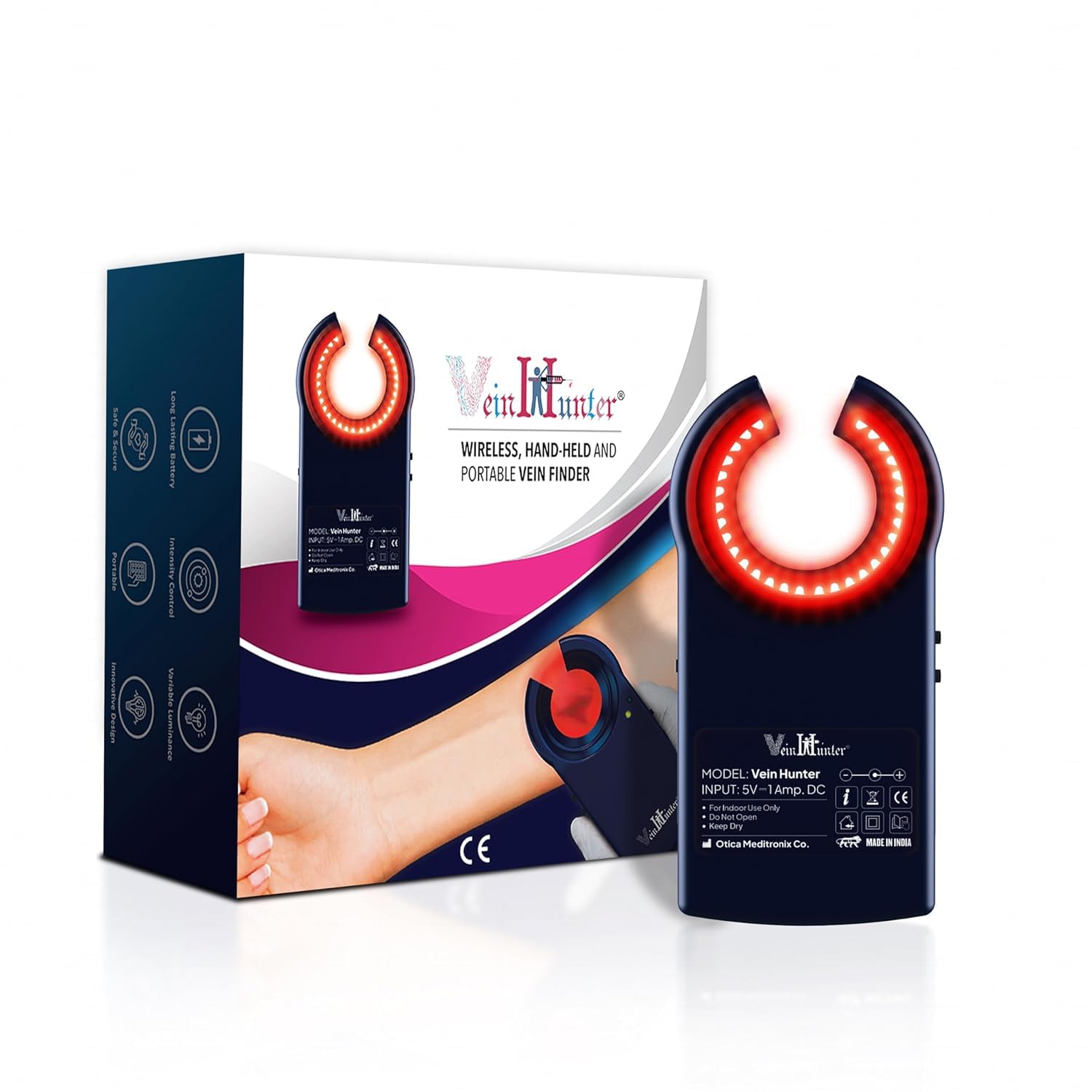 VeinHunter Premium LED Vein Detector for All Age