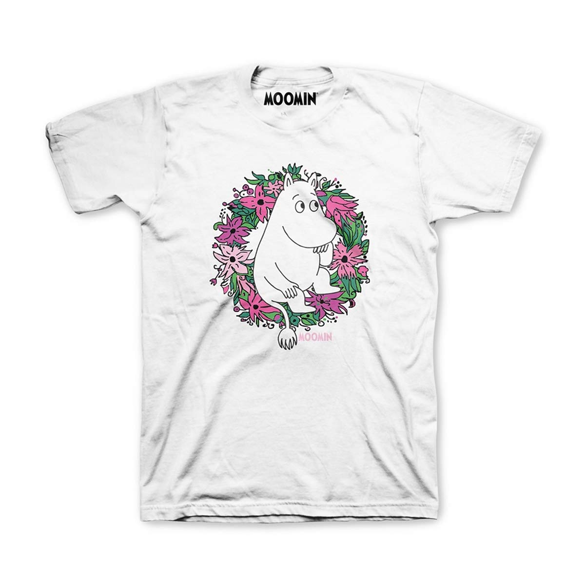 Moomins T Shirt Wreath Logo