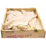 Baccala Salt Cod, Canadian Wild Caught Boneless & Skinless, 5 lbs