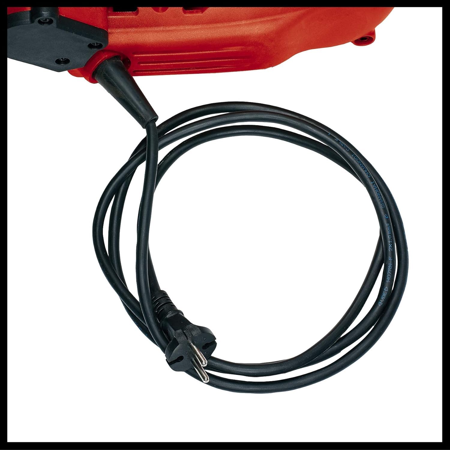 Einhell Abbruchhammer TE-DH 50 (1.700 W, 50 J Einzelschlagstärke, SDS-Hex-Werkzeugaufnahme, schwingungsgedämpfter,Hauptgriff, Softstart, inkl. inkl. Spitz-/Flachmeißel, Trolley)