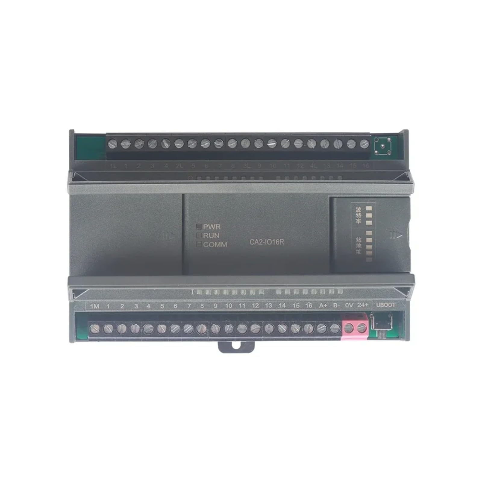 1PCS PLC Sterownik Moduł magistrali I/O zdalnie rozproszony analogowy RS485(CA2-IO16R)