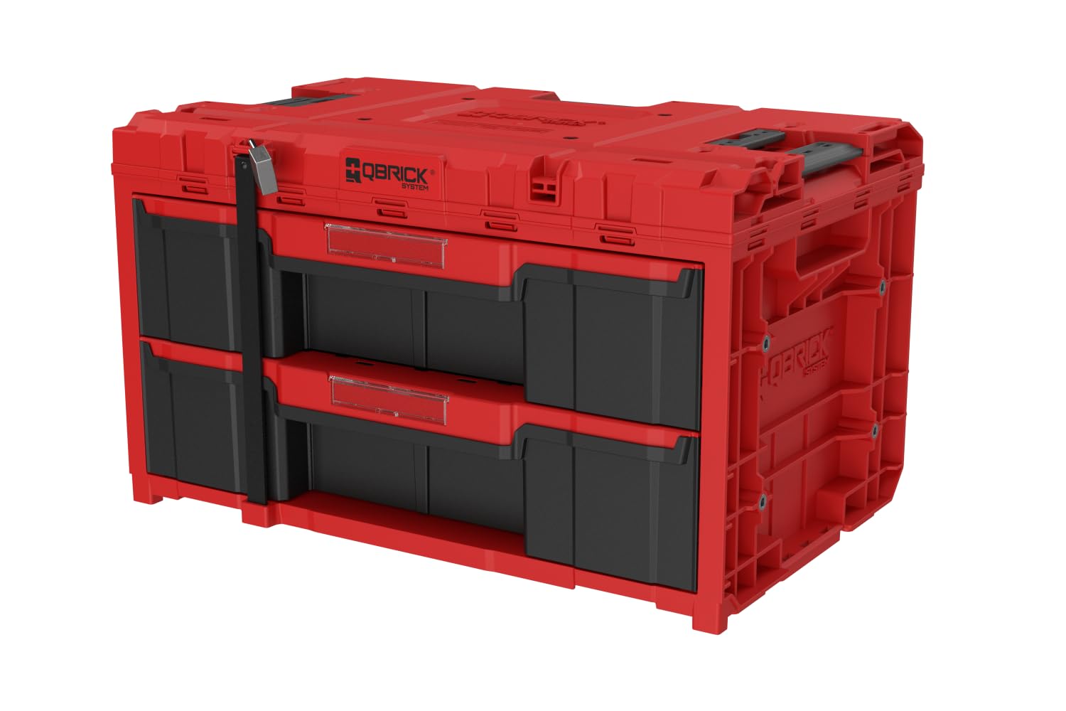 QBRICK SYSTEM One Drawer 2 Skrzynka narzędziowa 2.0 Czerwony Ultra HD 587 x 380 x 340 mm
