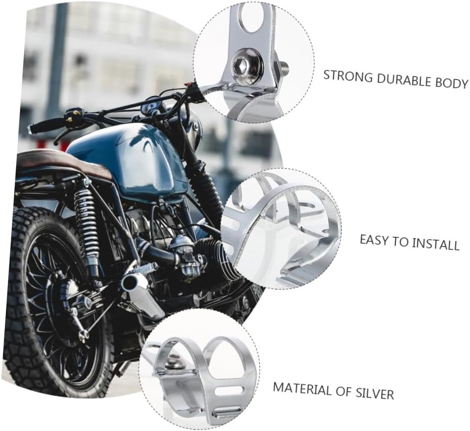 2Pcs Turn Signal Fork Bracket Durable Indicator Bracket for Motorbike Compatible with Choppers and Cruisers Stable Mount for Motorcycle Turn Signal Lights