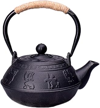 tetsubin Cast iron Tea Kettle workshop Healthy japanese Tea pot with Stainless Steel Infuser30.4oz