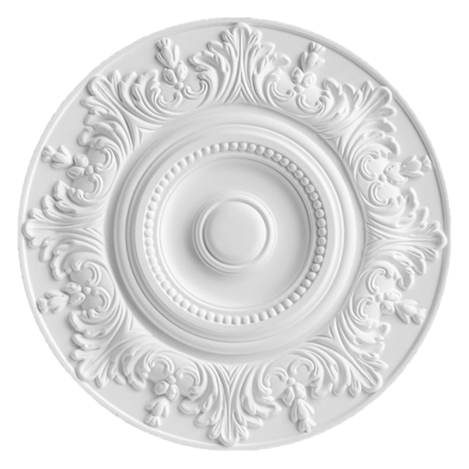 Foelanne White T Ceiling Medallion White 24.8-60Cm(,47Cm)