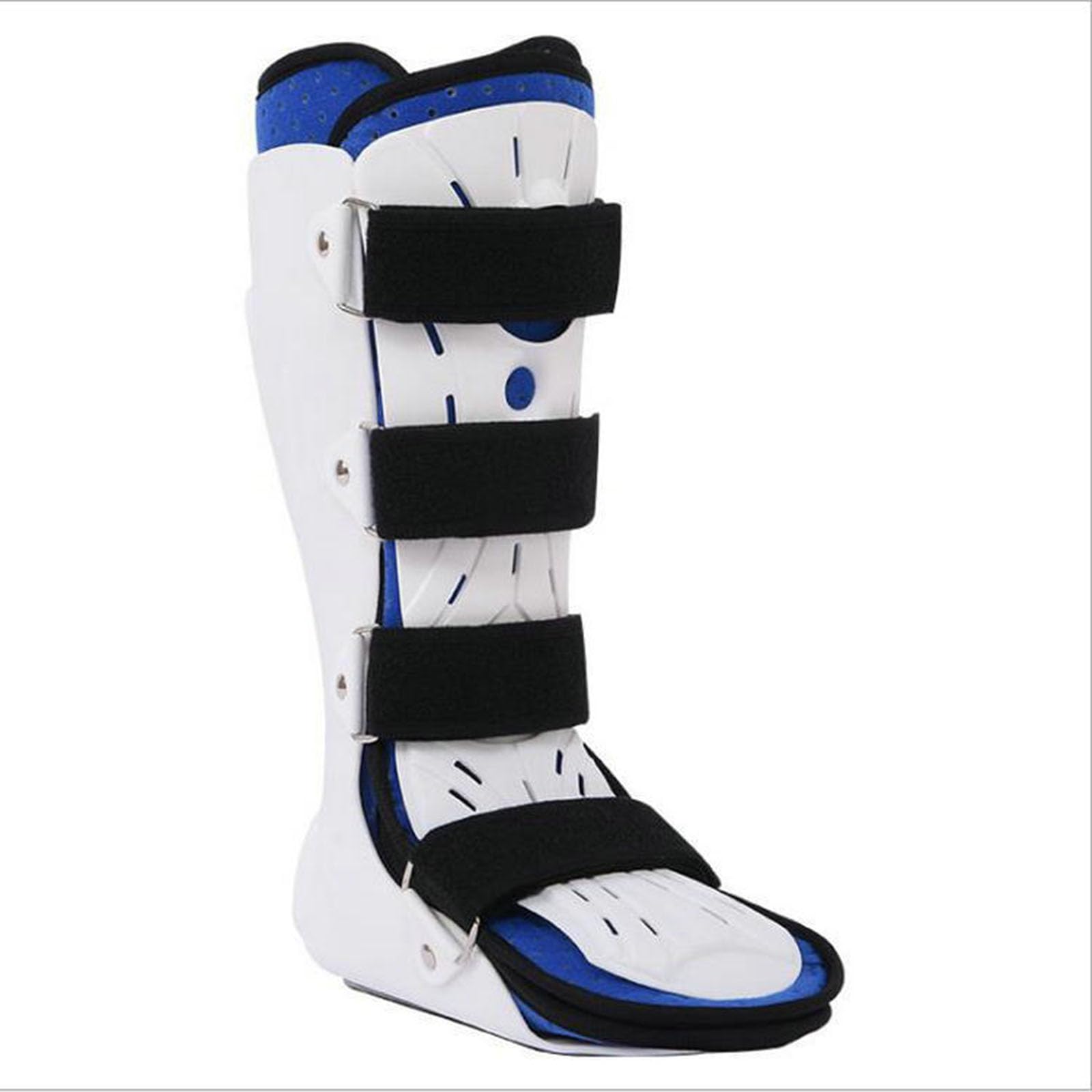 SFKLYU Tutore Ortopedico per Piede Cadente, Supporto Notturno con Stecca Stabilizzatrice per Caviglia, Supporto Regolabile con Cinghie, Tutore Ortopedico per Caviglia e Piede,Right,350A