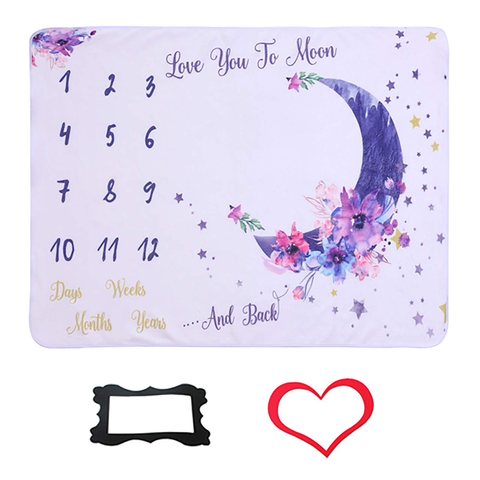 Coperta Baby Personalizzata Con Pietre Miliari - Morbida E Spessa Per Foto E Coccole, 130x100 Cm - Foto 10