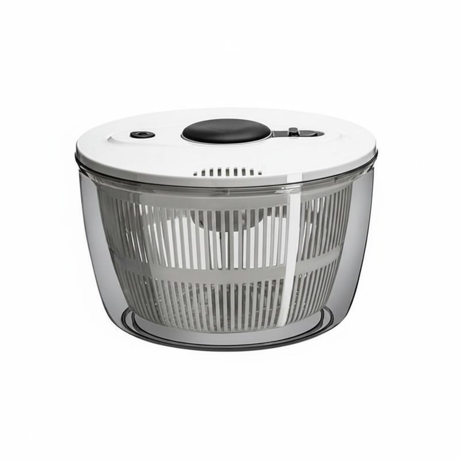 Quick Draining Manual Salad Dryer Easy to Clean Push Pump Salad Dryer Large Capacity Lettuce Dryer Single-Press Stop Button, White, L | Home & Garden | Kitchen Dining & Bar-image-20