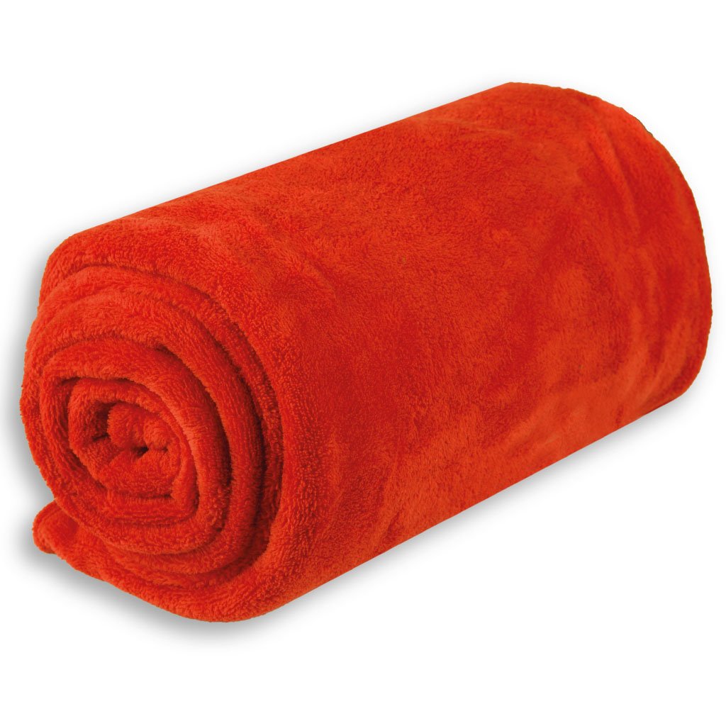 Bestlivings Babydecke Schmusedecke Kuscheldecke Krabbeldecke Wickeldecke Mikrofaser viele Farben und Größen (ca. 70x100 cm/Terracotta - Rostbraun)