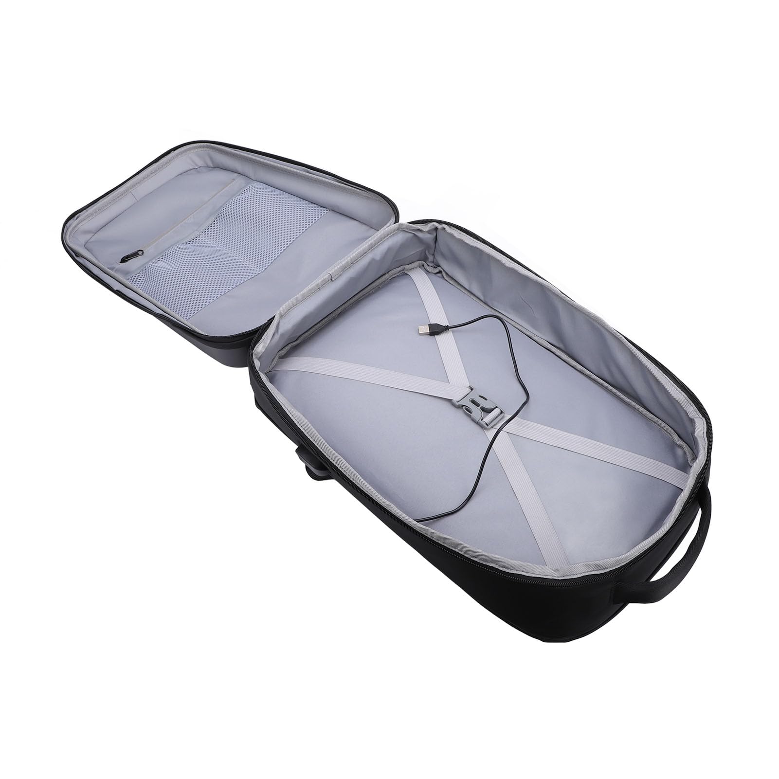Custodia Protettiva da Viaggio Satellitare con Scomparti Personalizzati e Caricatore USB per Mini Satellite Gear Nylon 1190 G