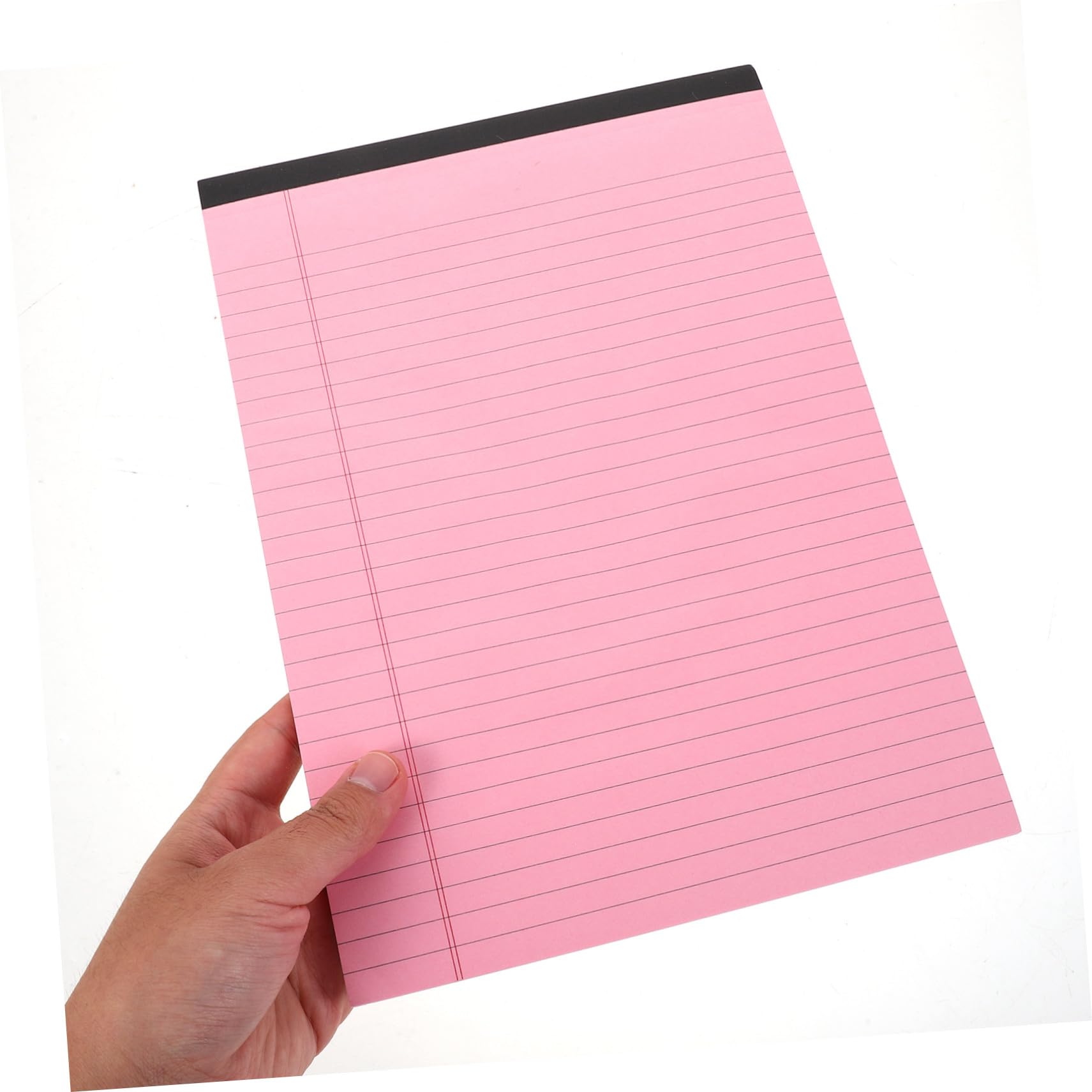 SHINEOFI 4 Stück-Pack Rosa Schreibblöcke mit Linierten Seiten und Horizontaler Gliederung Abreißbare Blätter Effiziente Organisation für Büro und Dokumentation