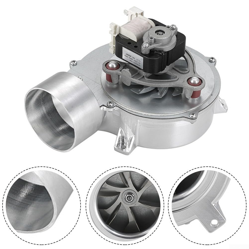 Resistencia a altas temperaturas, ventilador de chimenea de 30 W de bajo ruido, 220 V, opciones de bricolaje, fácil instalación Resistencia a altas temperaturas, ventilador de chimenea de 30 W de bajo