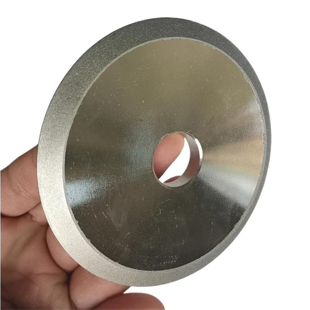 Muela de diamante de doble bisel, 70/100/125/150 mm, for afilar hojas de sierra con punta de carburo, 1 unidad (100 mm x 20 mm x 45 x 200 mm)(150MMX32MMX60X400)