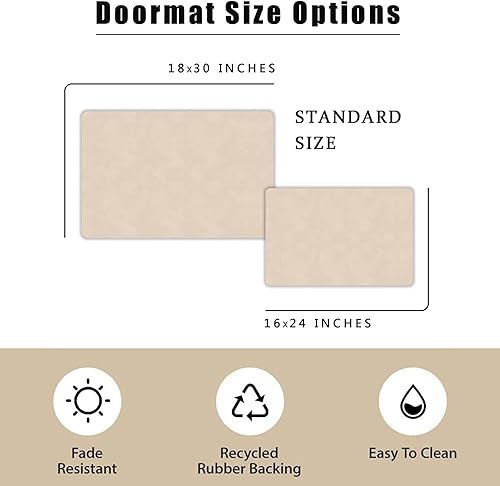 Miniatura 2 de Tapete de bienvenida divertido con texto en inglés "We Like Really Into Christmas Doormat - Tapete de bienvenida para interiores y exteriores,