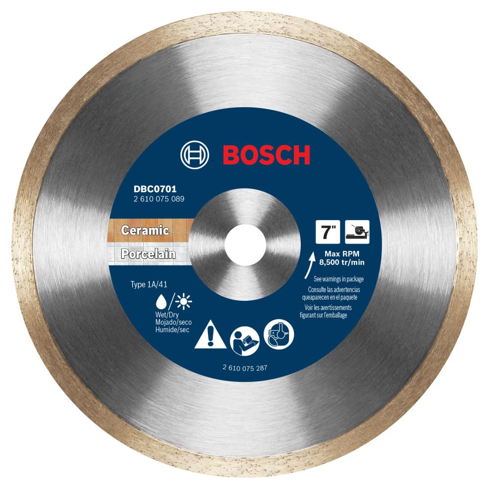 BOSCH DBC0701 7 in. Continuous Rim Diamond Wheel